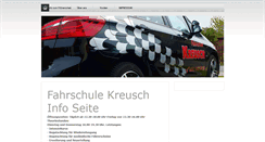 Desktop Screenshot of fahrschule-kreusch.de